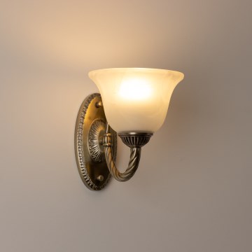 Brilagi - Candeeiro de parede CLASSIC 1xE27/60W/230V latão