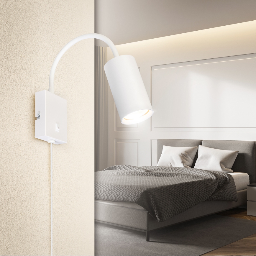 Brilagi - Candeeiro de parede flexível SELE 1xGU10/30W/230V branco