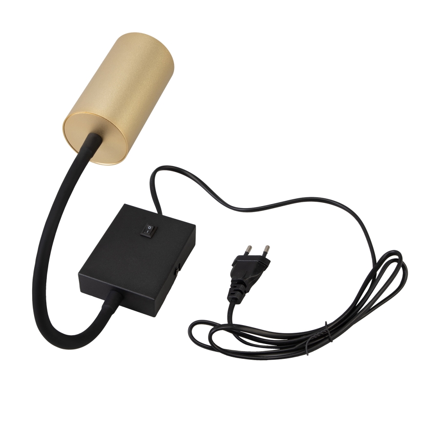 Brilagi - Candeeiro de parede flexível SELE 1xGU10/30W/230V preto/dourado