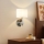 Brilagi - Candeeiro de parede LED DAYA 1xE14/40W/230V + LED/3W branco/cromado mate