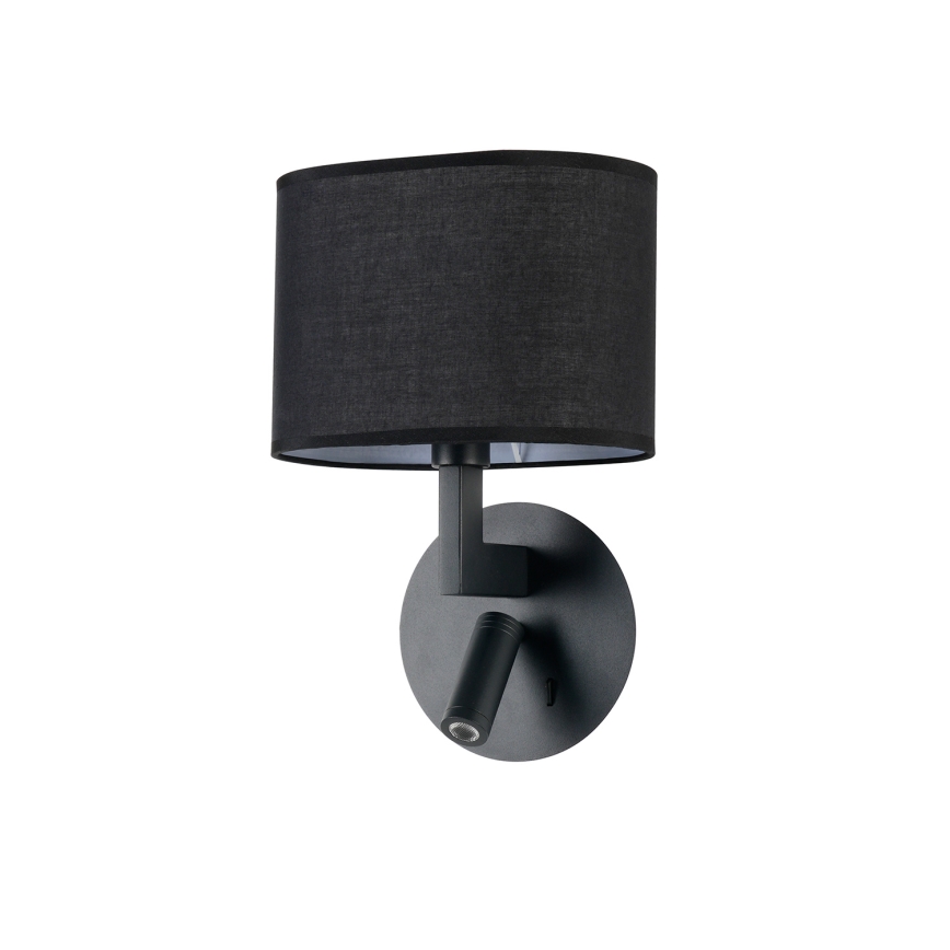 Brilagi - Candeeiro de parede LED DAYA 1xE14/40W/230V + LED/3W preto