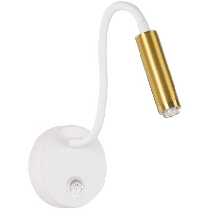 Brilagi - Candeeiro de parede LED flexível com regulação MAYA 1xG9/4W/230V branco/dourado 2700-6500K Wi-Fi Tuya