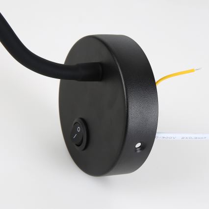 Brilagi - Candeeiro de parede LED flexível com regulação MAYA 1xG9/4W/230V preto