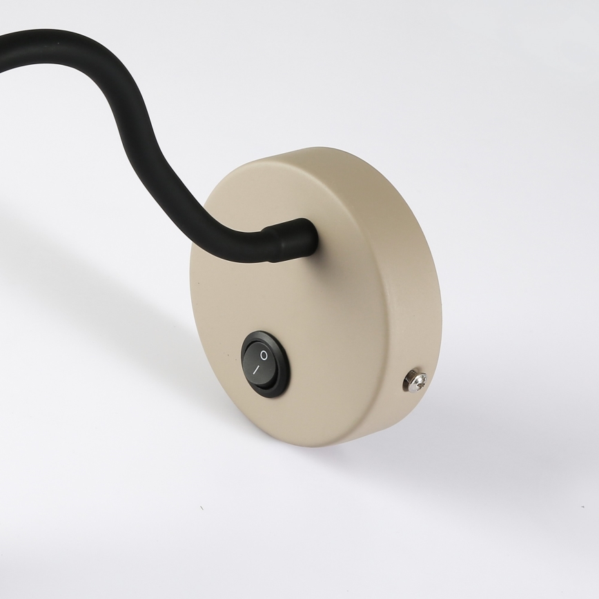 Brilagi - Candeeiro de parede LED flexível MAYA LED/3W/230V 4000K bege
