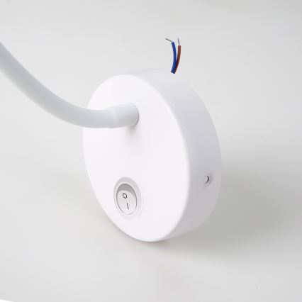 Brilagi - Candeeiro de parede LED flexível MAYA LED/3W/230V 4000K branco/dourado