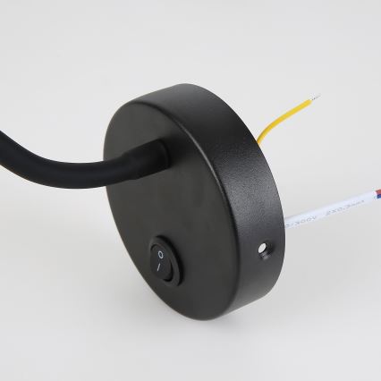 Brilagi - Candeeiro de parede LED flexível MAYA LED/3W/230V 4000K preto/dourado