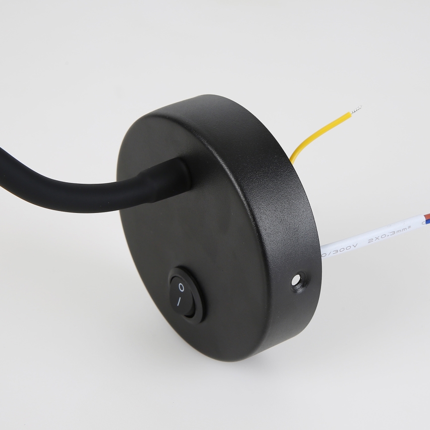 Brilagi - Candeeiro de parede LED flexível MAYA LED/3W/230V 4000K preto/dourado