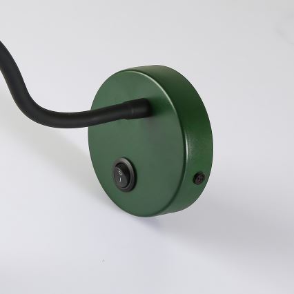 Brilagi - Candeeiro de parede LED flexível MAYA LED/3W/230V 4000K verde