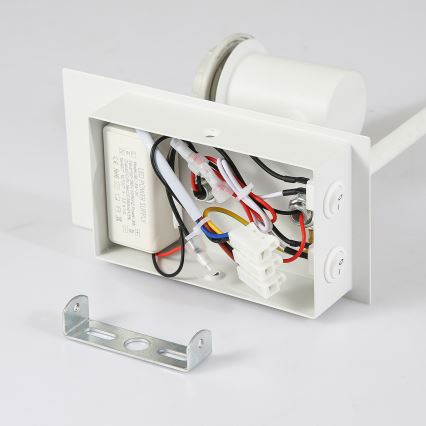 Brilagi - Candeeiro de parede LED flexível NUBILA 1xE27/25W/230V + LED/3W branco
