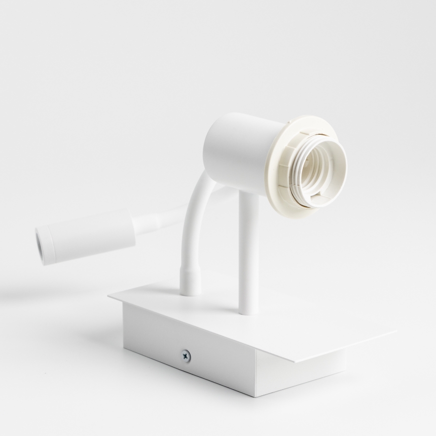 Brilagi - Candeeiro de parede LED flexível NUBILA 1xE27/25W/230V + LED/3W branco