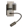Brilagi - Candeeiro de parede LED flexível NUBILA 1xE27/25W/230V + LED/3W latão