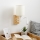 Brilagi - Candeeiro de parede LED flexível NUBILA WOOD 1xE27/25W/230V + LED/3W carvalho/branco/creme