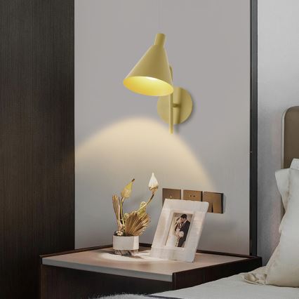Brilagi - Candeeiro de parede LED LUCERA LED/3W/230V amarelo