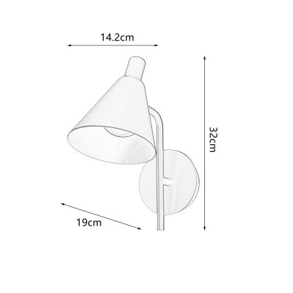 Brilagi - Candeeiro de parede LED LUCERA LED/3W/230V branco