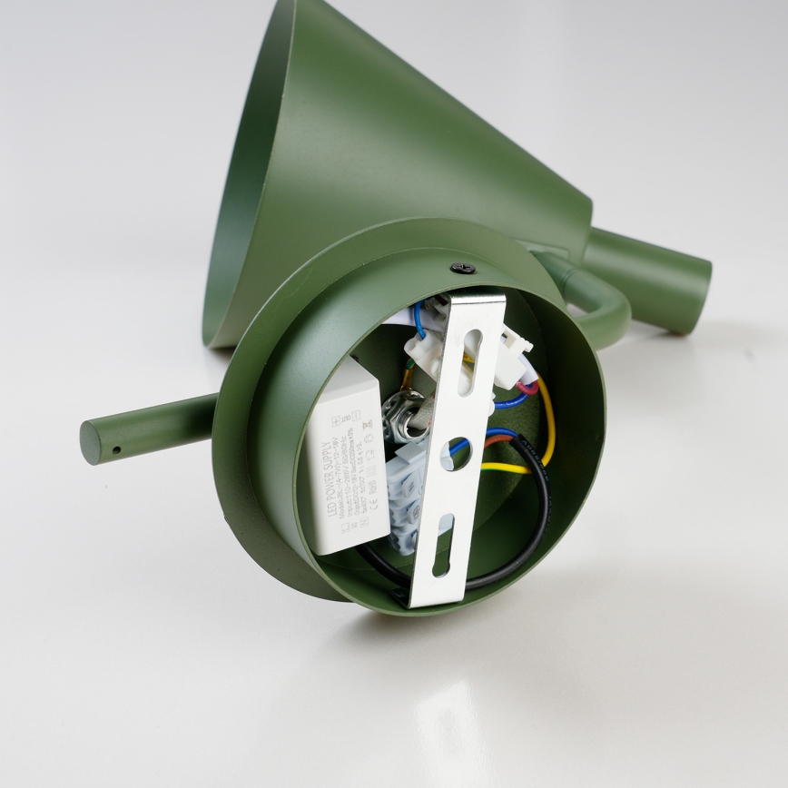 Brilagi - Candeeiro de parede LED LUCERA LED/3W/230V verde