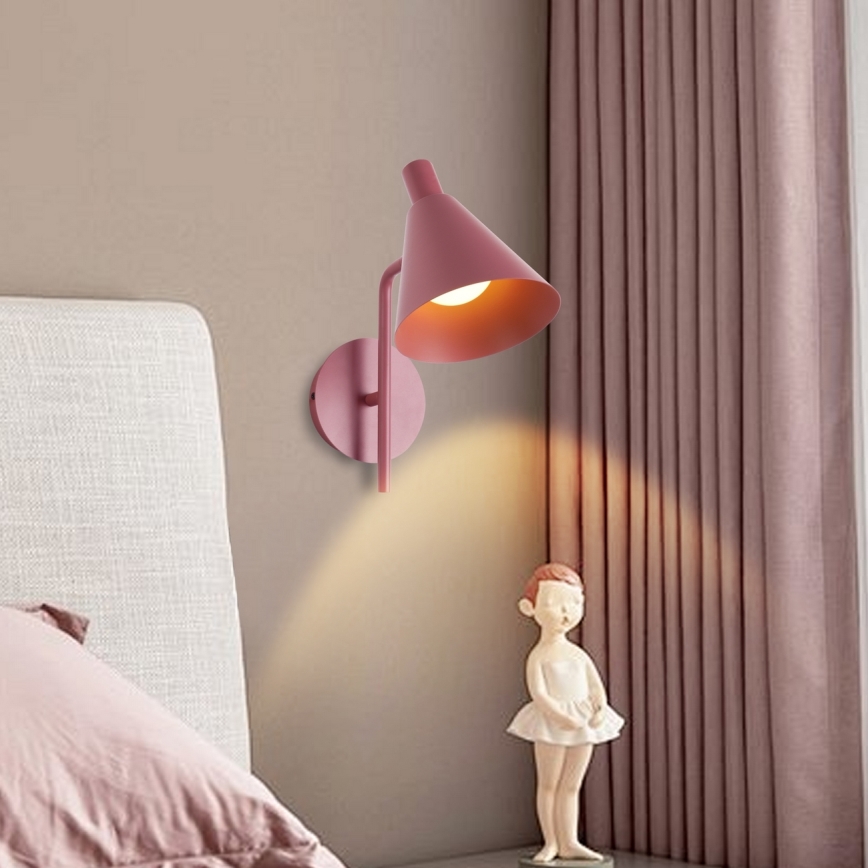 Brilagi - Candeeiro de parede LED LUCERA LED/3W/230V vermelho borgonha