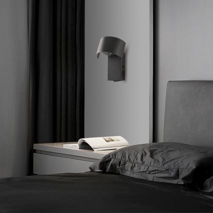 Brilagi - Candeeiro de parede LED VASTO LED/3W/230V preto