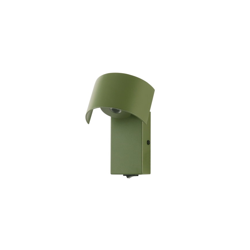 Brilagi - Candeeiro de parede LED VASTO LED/3W/230V verde