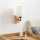 Brilagi - Candeeiro de parede NUBILA WOOD 1xE27/25W/230V carvalho/preto/creme
