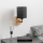 Brilagi - Candeeiro de parede NUBILA WOOD 1xE27/25W/230V carvalho/preto