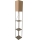 Brilagi - Candeeiro de pé com prateleiras GRADUS 1xE27/40W/230V cinzento/bege