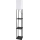 Brilagi - Candeeiro de pé com prateleiras GRADUS 1xE27/40W/230V preto/branco