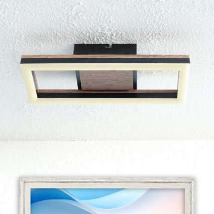 Brilagi - Candeeiro de tecto LED dimerizável VELVET SQUARE LED/24W/230V 43x43 cm 3000/4000/6500K + comando remoto rosa