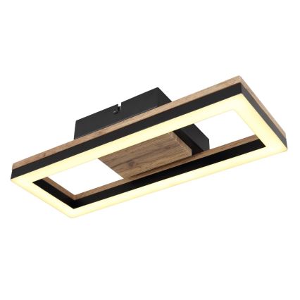 Brilagi - Candeeiro de tecto LED dimerizável VELVET SQUARE LED/24W/230V 43x43 cm 3000/4000/6500K + comando remoto rosa