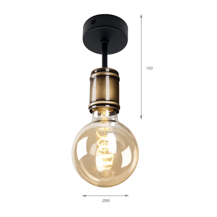 Brilagi - Candeeiro de tecto de superfície OMBORO 1xE27/60W/230V