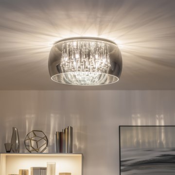 Brilagi - Candeeiro de tecto em cristal LED JEWEL 6xG9/42W/230V Ø 50 cm