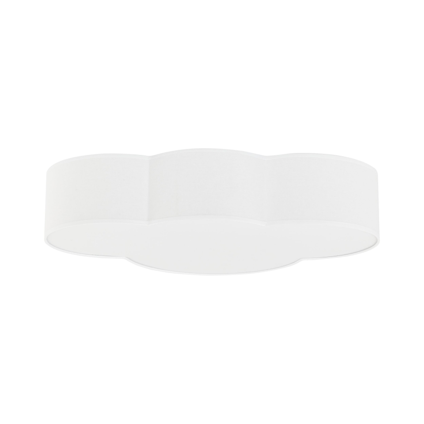 Brilagi - Candeeiro de tecto infantil NIMBUS 4xE27/15W/230V 46x63 cm branco
