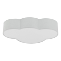 Brilagi - Candeeiro de tecto infantil NIMBUS 4xE27/15W/230V 46x63 cm cinzento