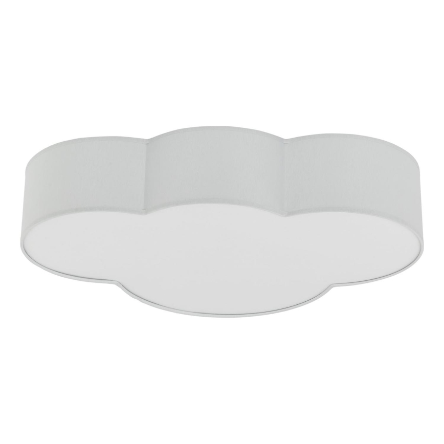 Brilagi - Candeeiro de tecto infantil NIMBUS 4xE27/15W/230V cinzento