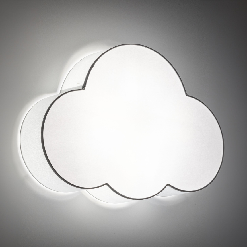 Brilagi - Candeeiro de tecto infantil NIMBUS 4xE27/15W/230V cinzento