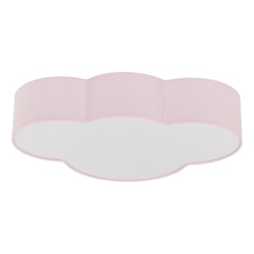 Brilagi - Candeeiro de tecto infantil NIMBUS 4xE27/15W/230V rosa