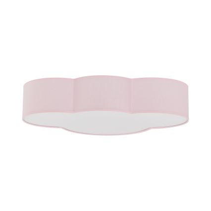 Brilagi - Candeeiro de tecto infantil NIMBUS 4xE27/15W/230V rosa