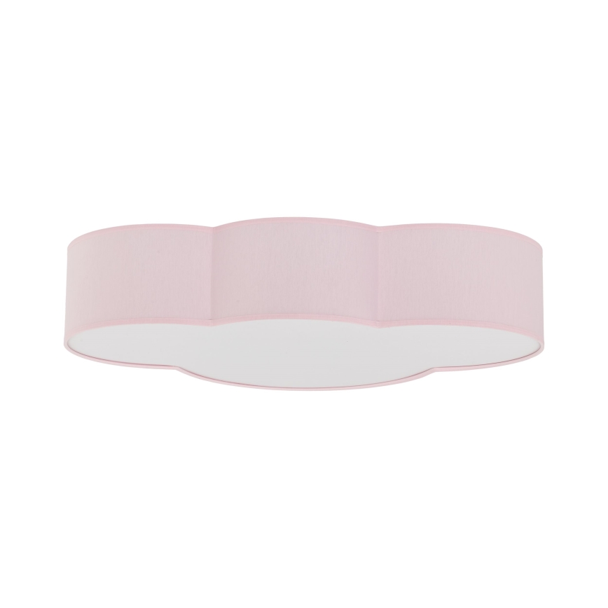 Brilagi - Candeeiro de tecto infantil NIMBUS 4xE27/15W/230V rosa