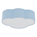 Brilagi - Candeeiro de tecto infantil NIMBUS MINI 2xE27/15W/230V azul