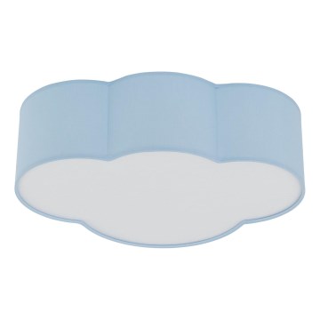 Brilagi - Candeeiro de tecto infantil NIMBUS MINI 2xE27/15W/230V azul
