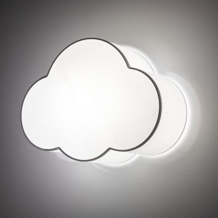 Brilagi - Candeeiro de tecto infantil NIMBUS MINI 2xE27/15W/230V branco