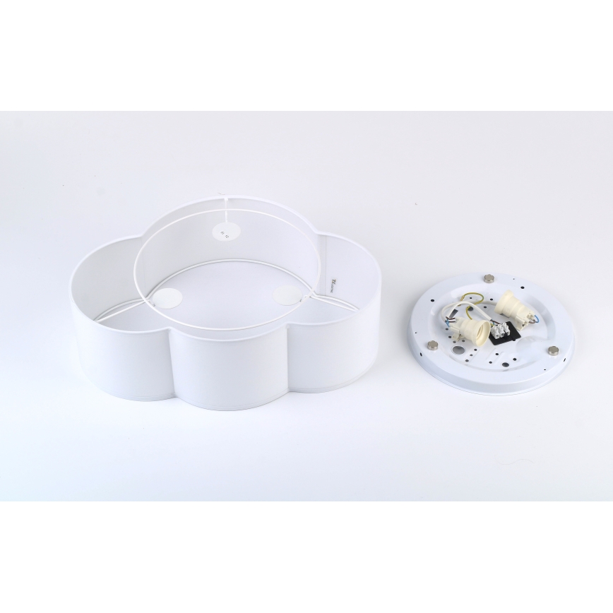 Brilagi - Candeeiro de tecto infantil NIMBUS MINI 2xE27/15W/230V branco
