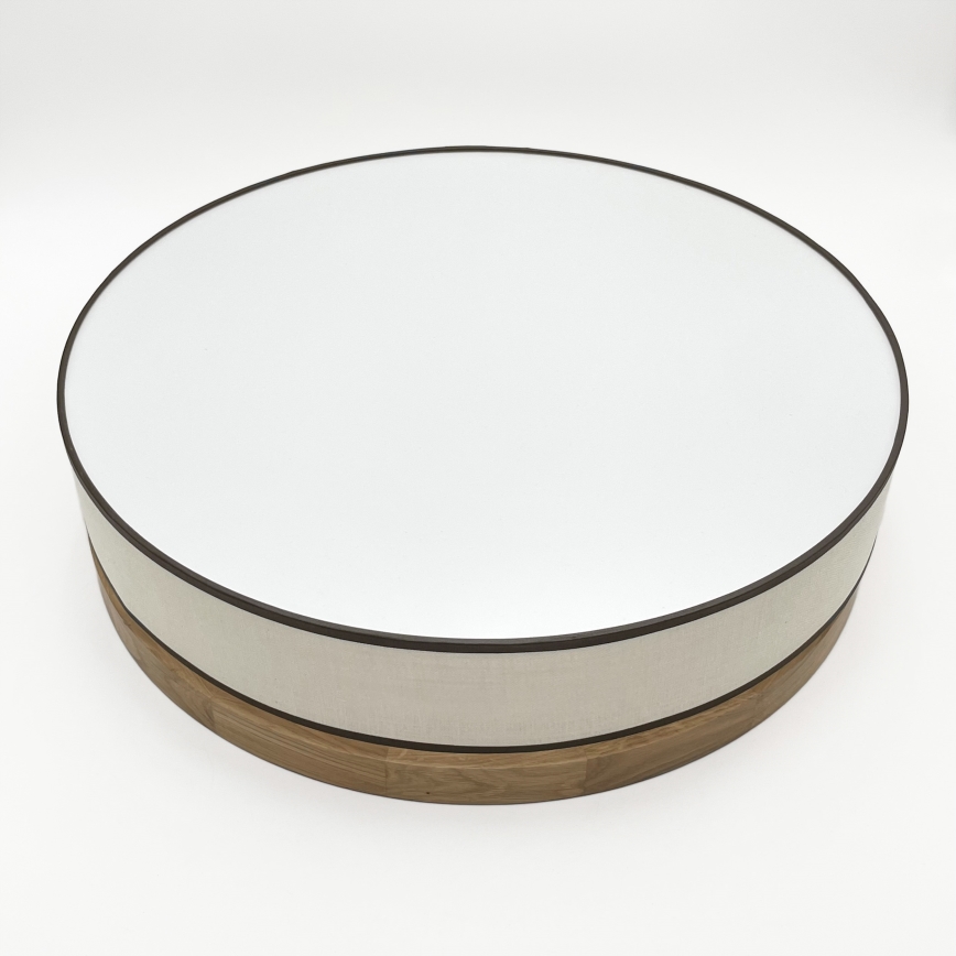 Brilagi - Candeeiro de tecto LED BELLADONNA LED/36W/230V Ø 50 cm creme/carvalho
