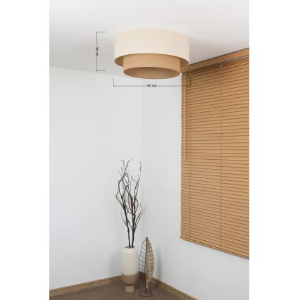 Brilagi - Candeeiro de Tecto LED BOHO STYLE 3xE27/15W/230V Ø 60 cm