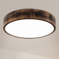 Brilagi - Candeeiro de tecto LED CARVALHO SMOKEY LED/36W/230V carvalho, diâmetro 47,5 cm