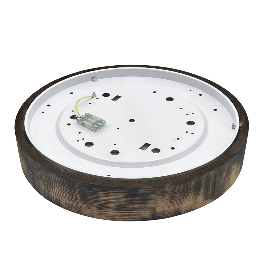 Brilagi - Candeeiro de tecto LED CARVALHO SMOKEY LED/36W/230V carvalho, diâmetro 47,5 cm