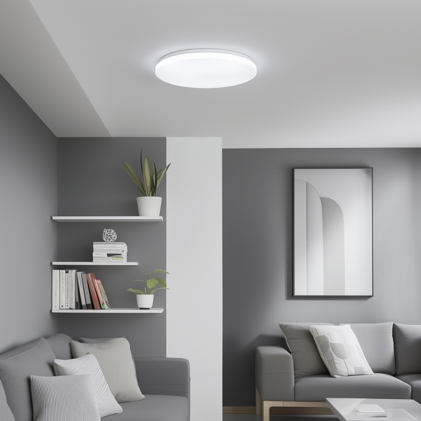 Brilagi - Candeeiro de tecto LED regulável inteligente/24W/230V Ø 38 cm 2700–6500K Wi‑Fi compatível com Tuya + controlo remoto