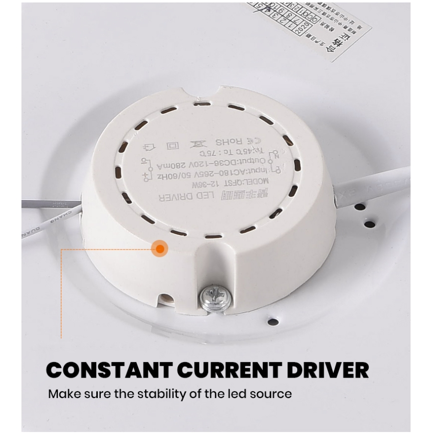 Brilagi - Candeeiro de teto LED regulável SMART LED/36W/230V Ø 48 cm 2700-6500K Wi‑Fi Tuya + controlo remoto