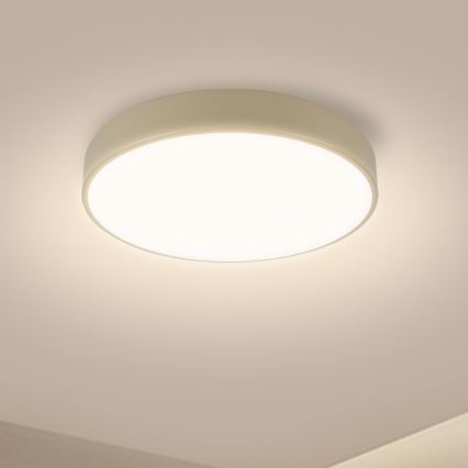 Brilagi - Luminária de teto LED POOL LED/36W/230V 3000/4500/6000K diâmetro 30 cm bege