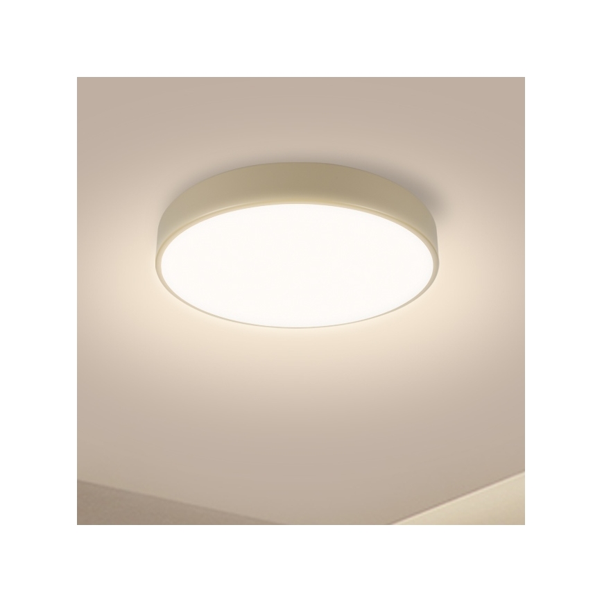 Brilagi - Luminária de teto LED POOL LED/36W/230V 3000/4500/6000K diâmetro 30 cm bege