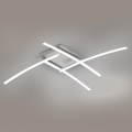 Brilagi - Candeeiro de tecto LED STRIPES LED/32W/230V 69x69 cm prateado